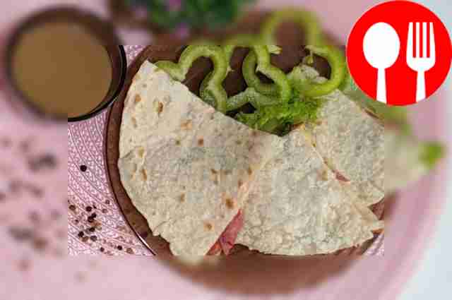 Пикантная тортилья с колбасой Spicy tortilla with sausage