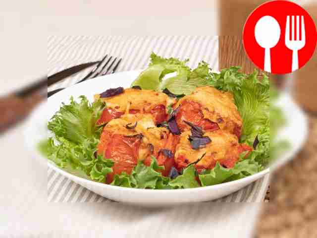 Фаршированные помидоры с курицей