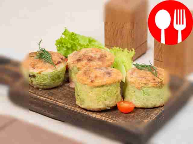 Фаршированные кабачки на сковороде