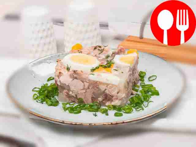 Jellied meat at home