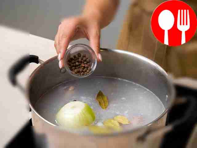 Boil the chicken necks. Place the chicken...