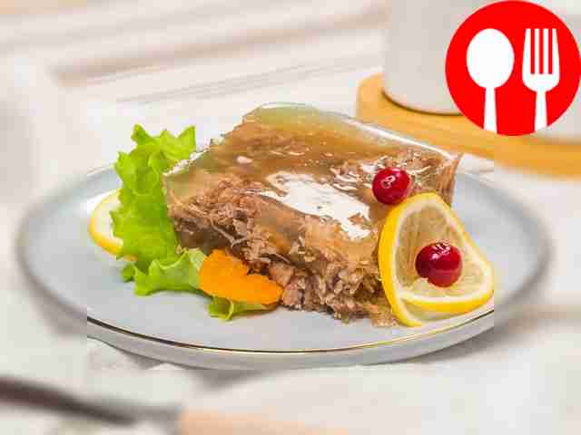 Холодец из говядины с желатином