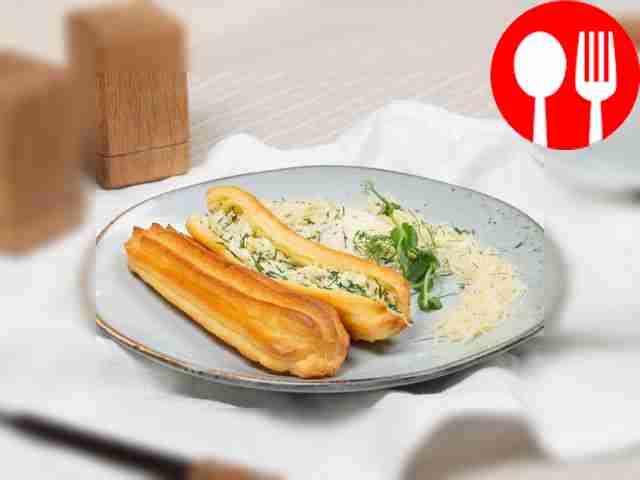 Эклер сливочный