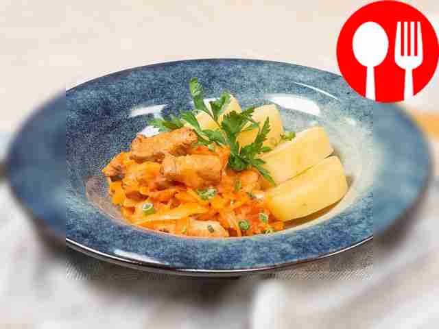 Квашеная капуста со свининой