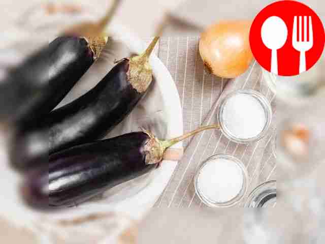 Wash the eggplants, peel the onions and...