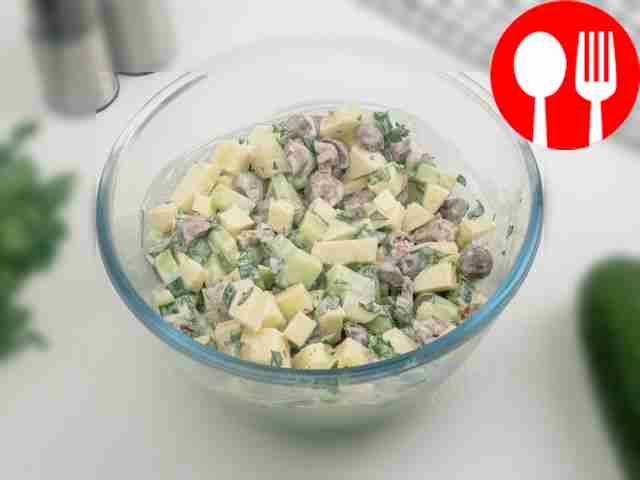 Assemble the salad: Place all ingredients in a...