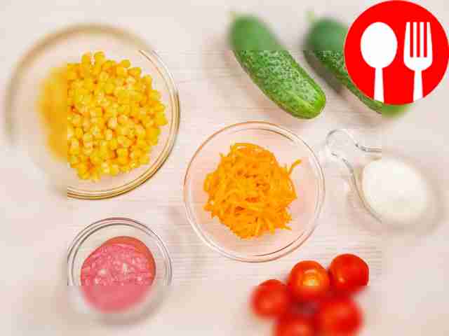 Remove the casing from the smoked sausage....