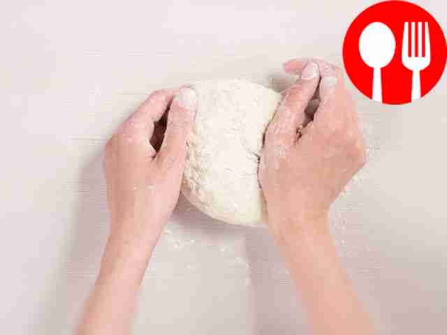 Make the dough. Pour the kefir into a deep...