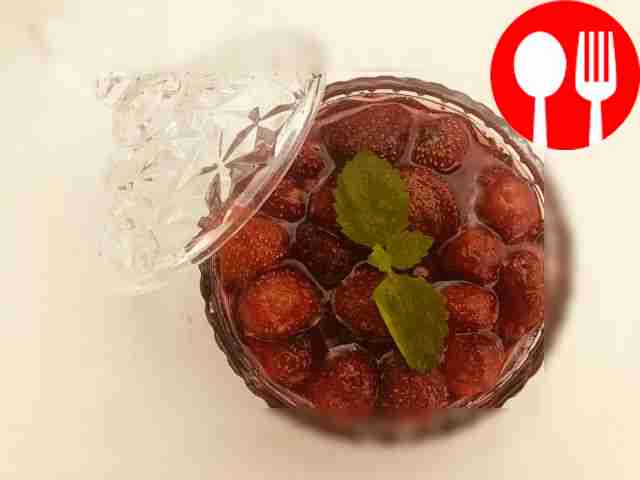 Tender strawberry jam