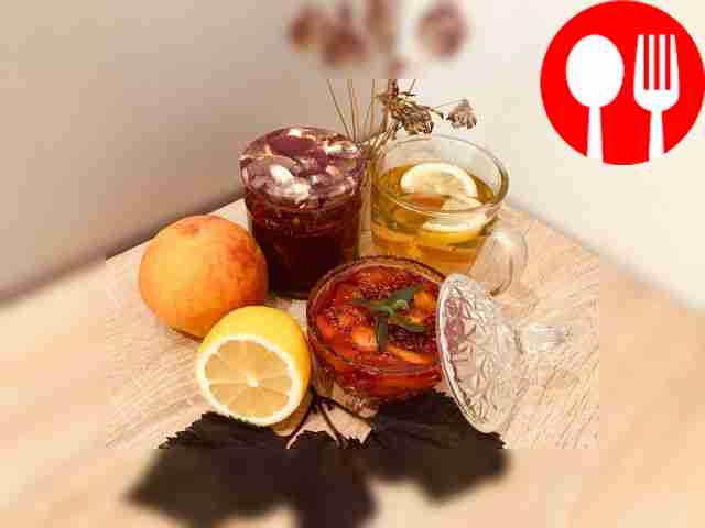 Нежно-розовое варенье из персиков Soft pink peach jam