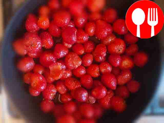 Pour a few tablespoons of water into the pan,...