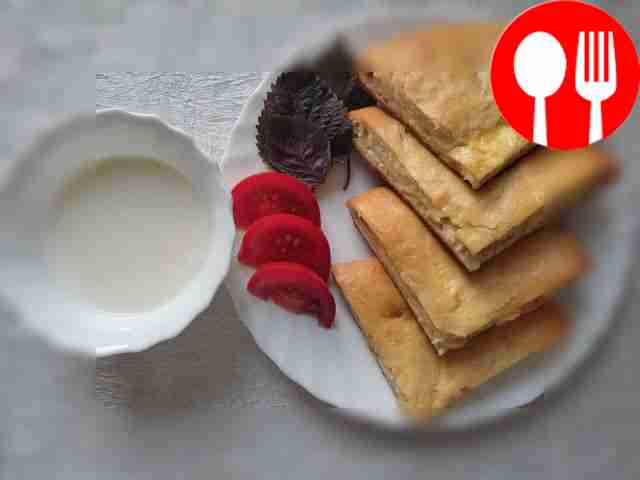 Juicy Imeretian khachapuri