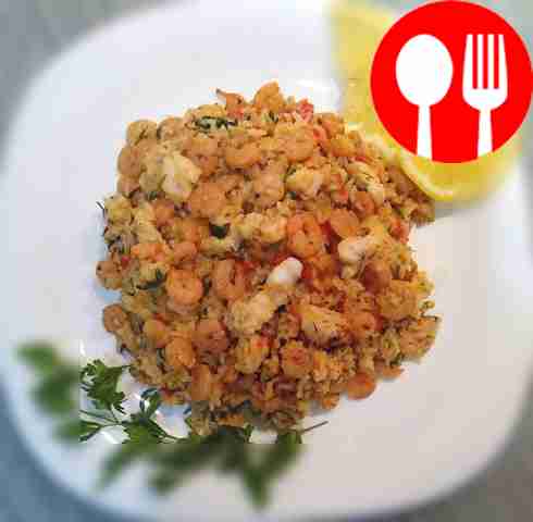 “Tsarskoe” risotto with seafood
