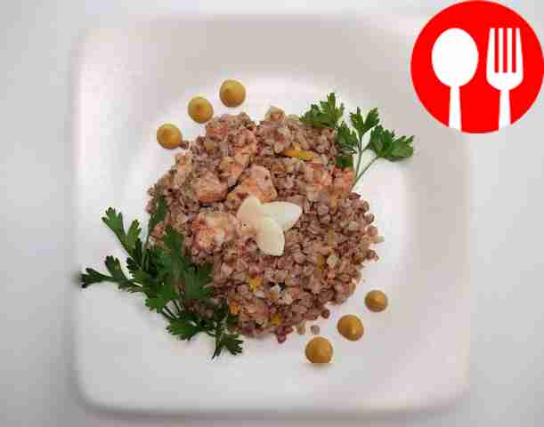 Насыщенная гречка со свининой