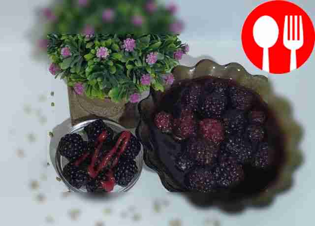 Насыщенное варенье из ежевики на фруктозе