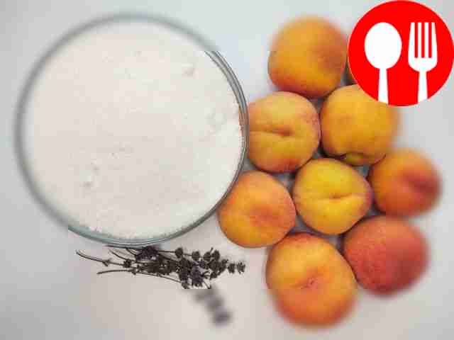 Rinse the peaches thoroughly and remove the...