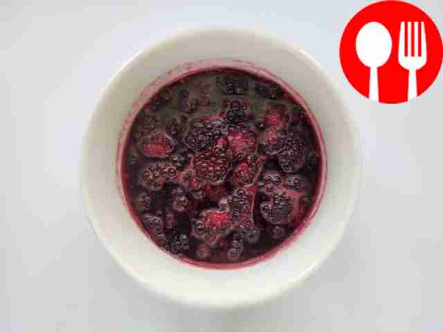Healthy blackberry jam