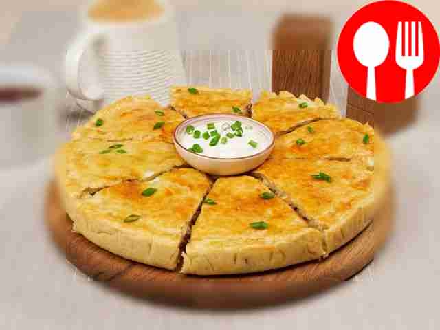 Пирог с капустой и фаршем