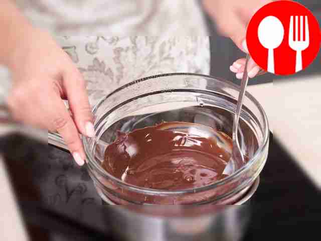 Prepare the glaze. Melt white chocolate in a...