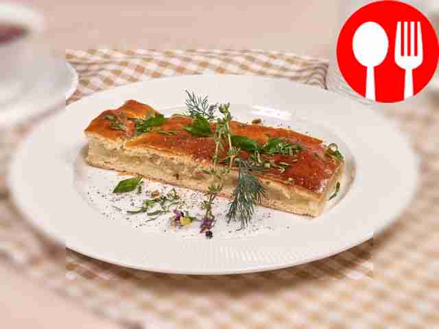 Дрожжевой пирог с картошкой