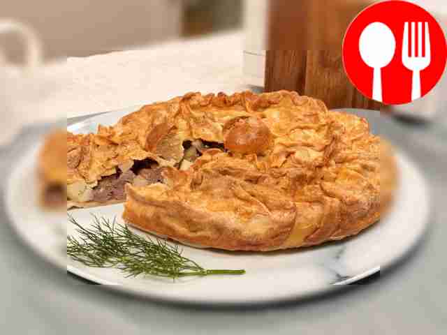 Татарский пирог с картошкой