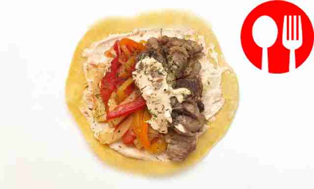 Необычная тортилья с кукурузной мукой Unusual tortilla with corn flour