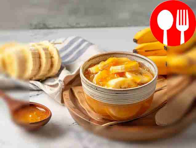 Delicate banana jam