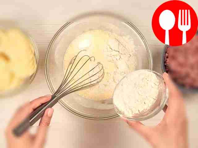 Make the dough. Mix mayonnaise and kefir. Beat...