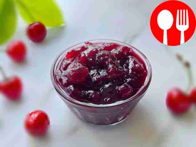 Кисло-сладкое варенье из замороженной вишни