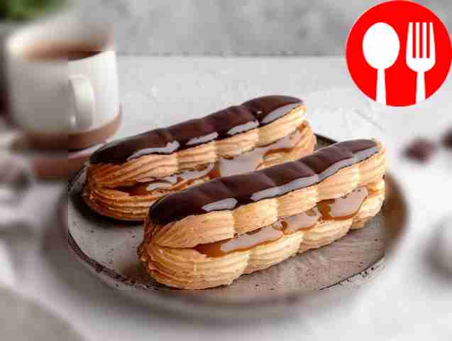 Домашние эклеры со сгущенкой Homemade eclairs with condensed milk