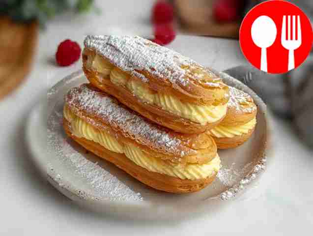 Delicate eclair cake