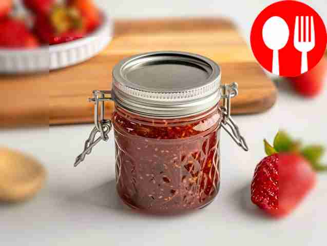 Frozen strawberry jam