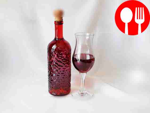 Wine with rice based on jam