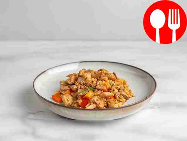 Light barley with mushrooms