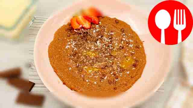 Шоколадная манная каша