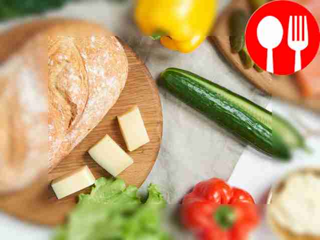 Wash the bell peppers, cut off the stems and...