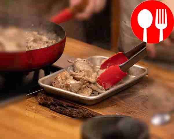 Reduce heat to medium and cook, turning...