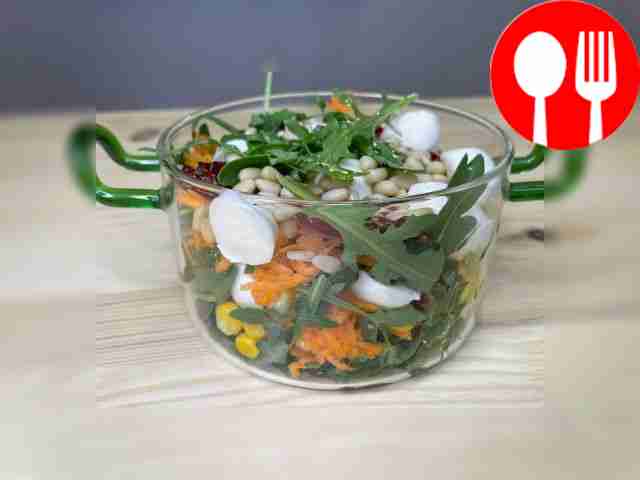 Салат с вяленными помидорами