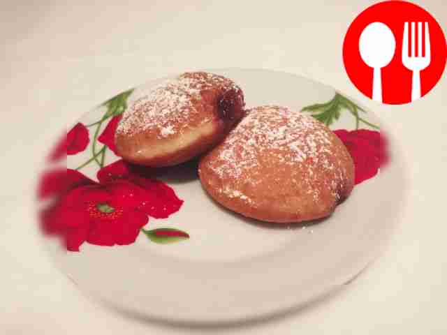 Пончики с джемом «Берлинеры»