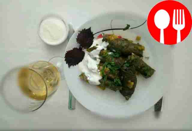 Homemade dolma in a slow cooker