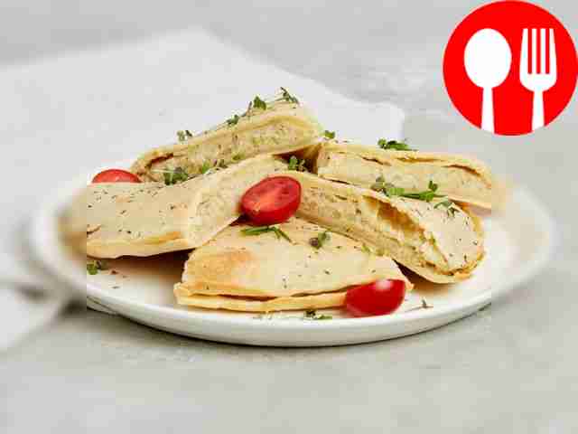 Пирог с картофельно-грибным паштетом