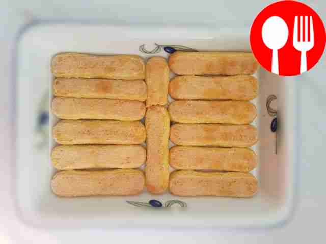 Pour the sherry into a deep bowl and dip all...