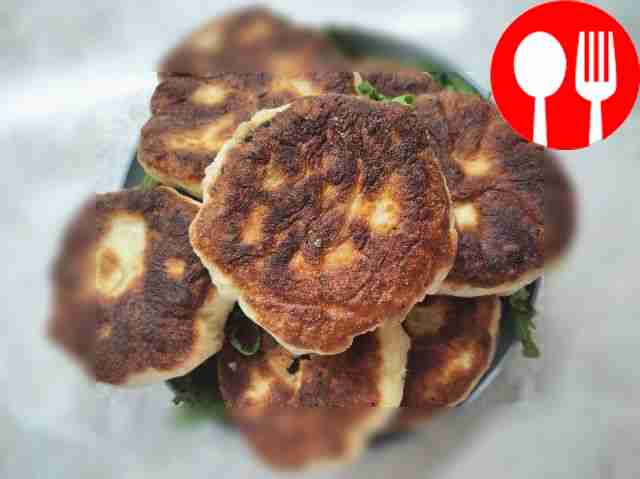 Tender belyashi with mushrooms