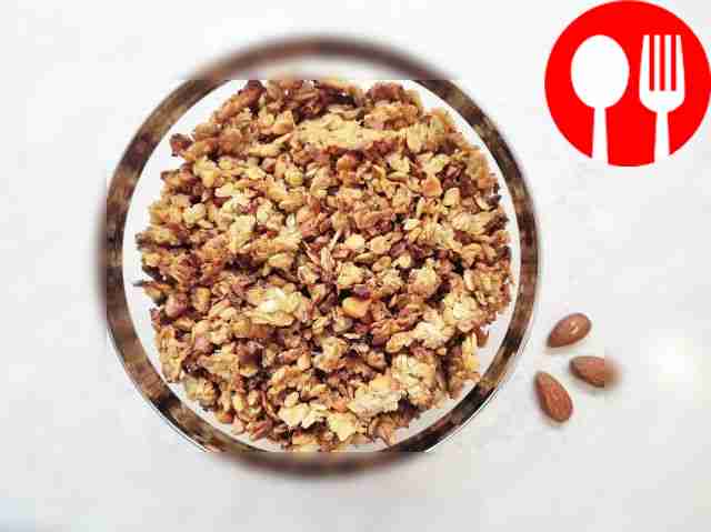Вкусная гранола с бананом