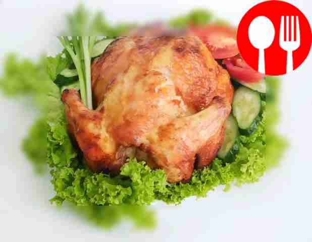 Tender chicken in the oven