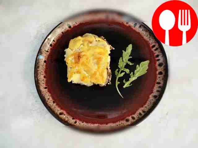 Magnificent gratin with champignons
