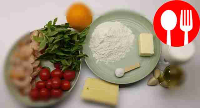 Mix butter and flour in a bowl, add a pinch of...