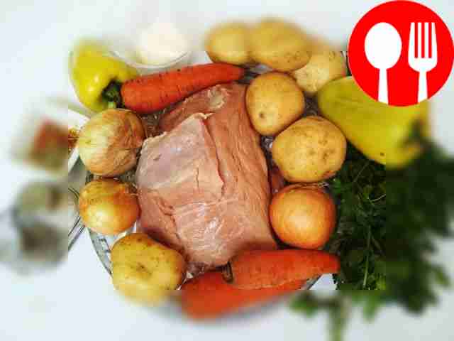 Peel the vegetables, cut the potatoes into...