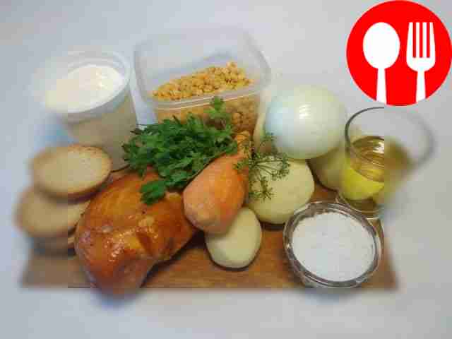 Soak the peas overnight, then rinse and cook...