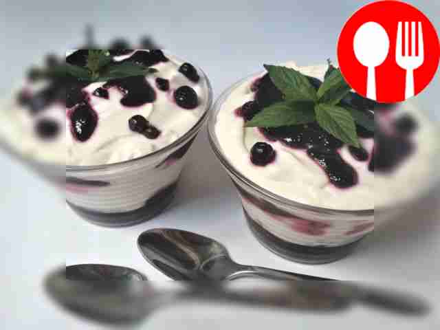 Божественный тирамису с черникой